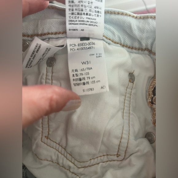 Levi's Premium 501 MID THIGH WOMEN'S SHORTS - Picture 9 of 11